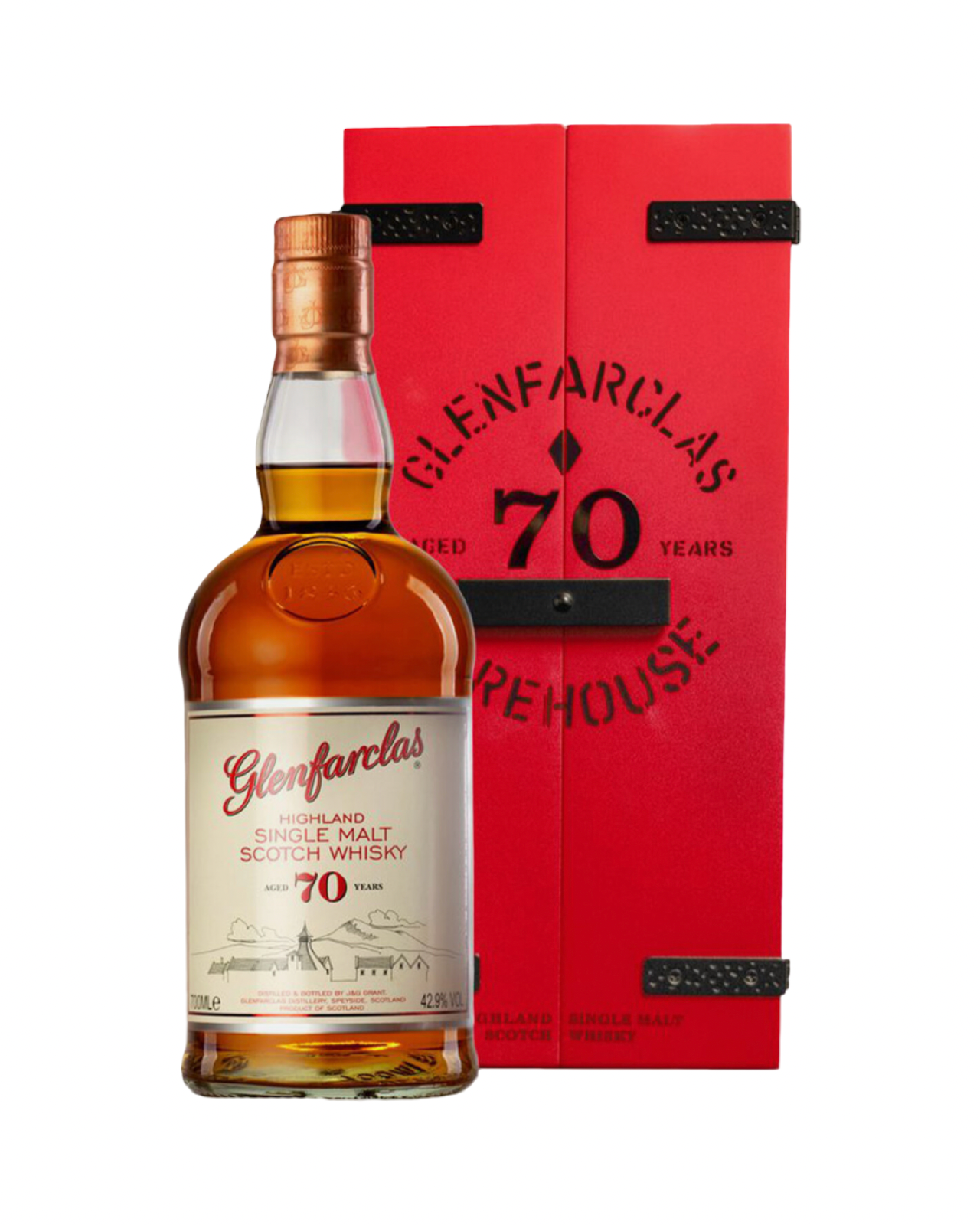 Glenfarclas 70 Year Old Single Malt Scotch Whisky 750ml – El