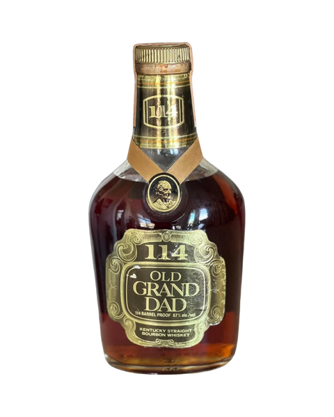 1989 Old Grand Dad 114 Barrel Proof Kentucky Straight Bourbon Whiskey 750ml