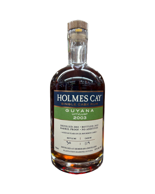 2003 Holmes Cay Uitvlugt 18 Year Old Single Cask Rum