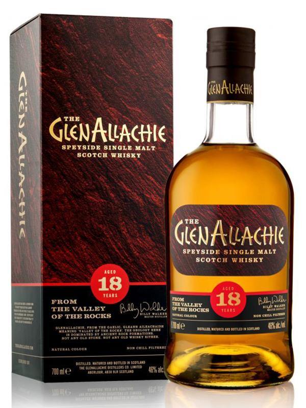 GLENALLACHIE 18 Year Old Single Malt Scotch Whisky 700ml