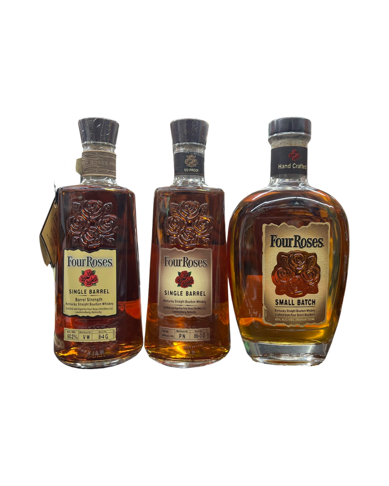 Four Roses Single Barrel Pick Combo (1 Store Pick, 1 Single Barrel & 1 Small Batch) Limit 1