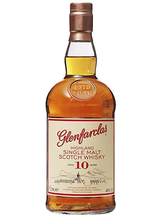 Glenfarclas 10 Years Aged Highland Single Malt Scotch Whisky 750ml