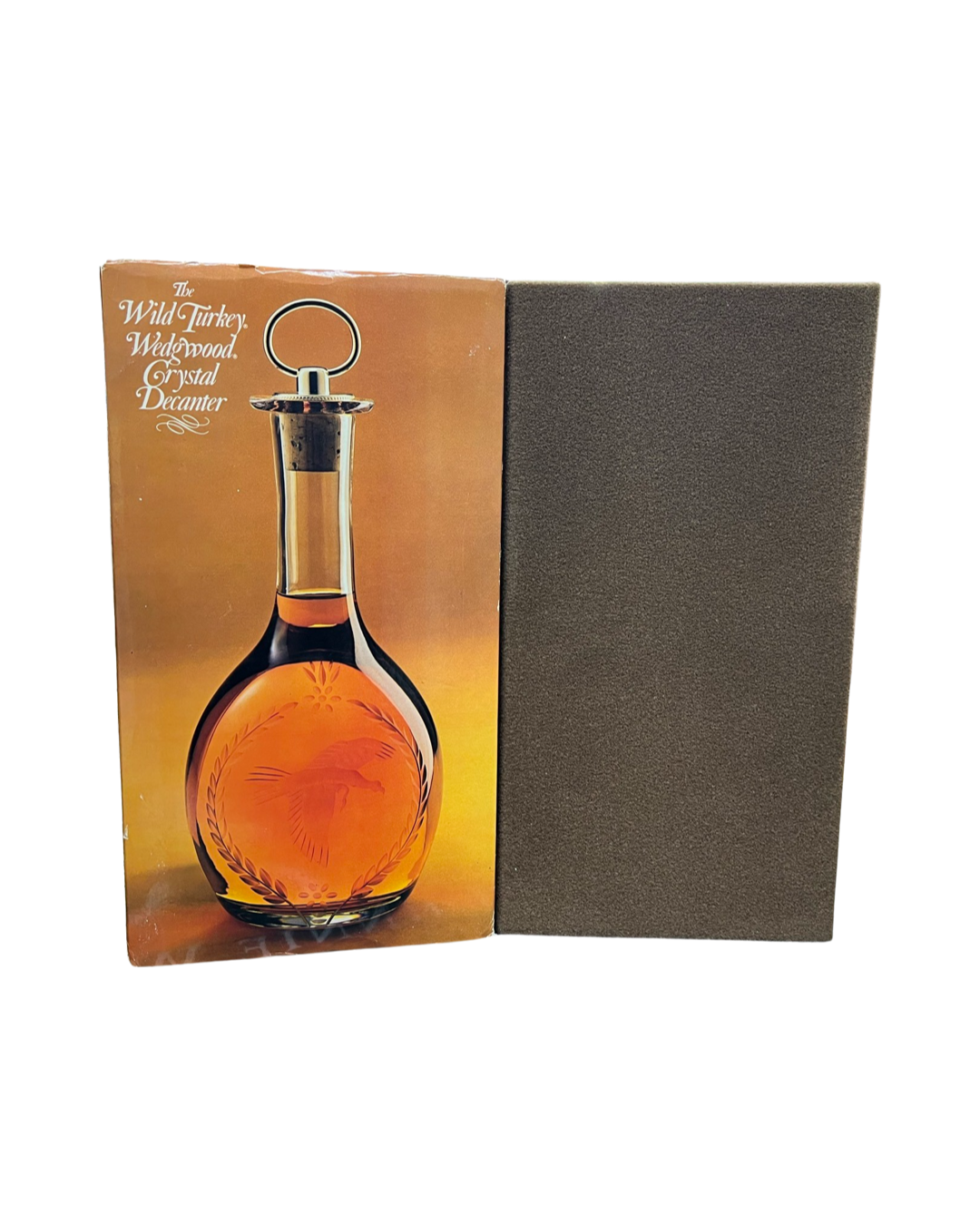 Wild Turkey Wedgwood Crystal Decanter Kentucky Straight Bourbon