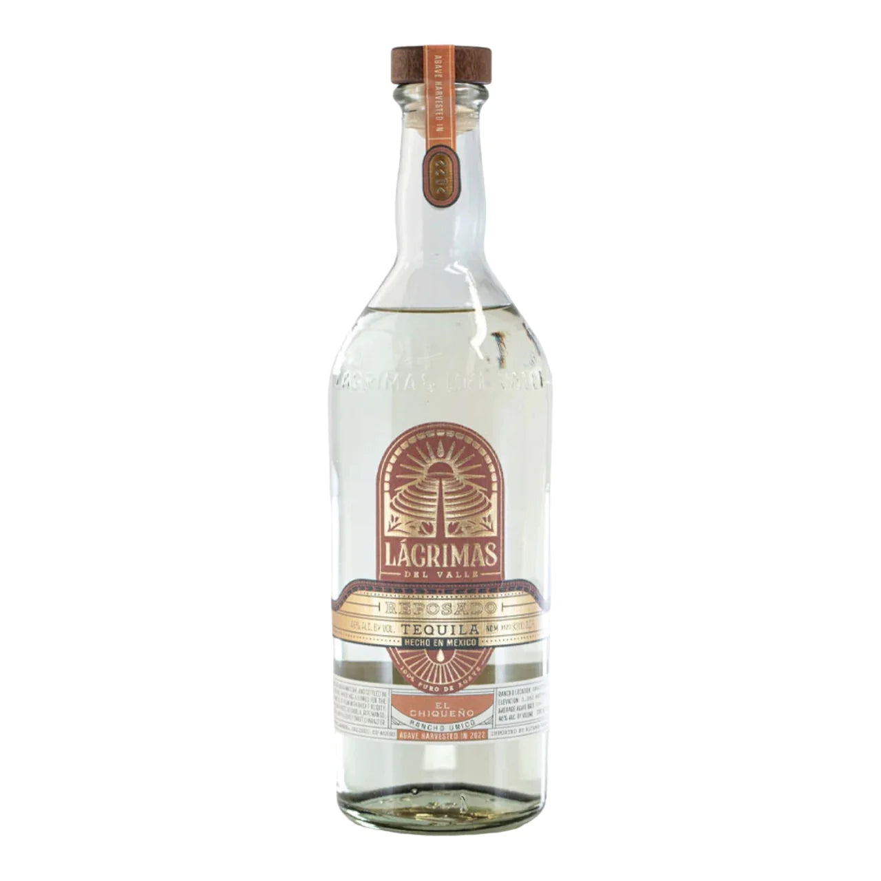 2022 Lagrimas Del Valle Rancho Unico El Chiqueno Reposado Tequila