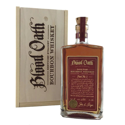 2016 Blood Oath Pact No. 2 One Time Limited Release Kentucky Straight Bourbon Whiskey 750ml