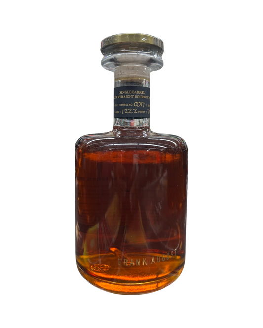 Frank August Single Barrel Cask Strength Straight Bourbon Whiskey 750ml