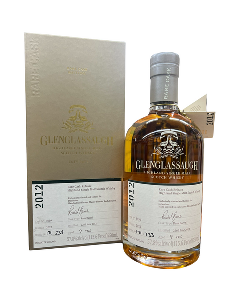 Glenglassaugh Rare Cask Release 9 Year Old Single Malt Scotch Whisky 750ml