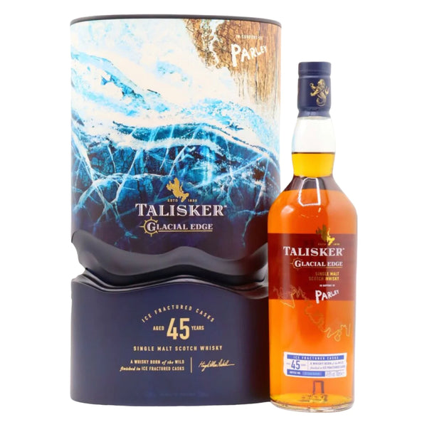 【空瓶＋化粧箱】TALISKER GLACIAL EDGE 45年 Talisker Glacial Edge 45 Year Old Single Malt Scotch Whisky