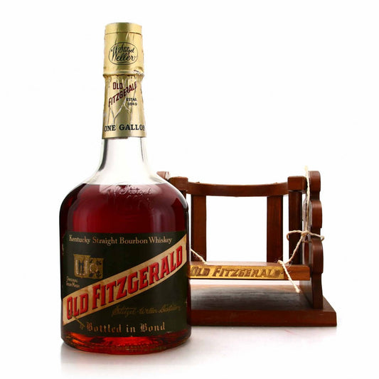 1960 Stitzel Weller Old Fitzgerald 6 Year Old Bourbon Whiskey Gallon with Cradle