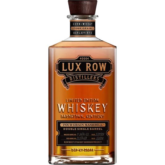 Lux Row Distillers 4 Grain Double Single Barrel Straight Bourbon Whiskey 750ml