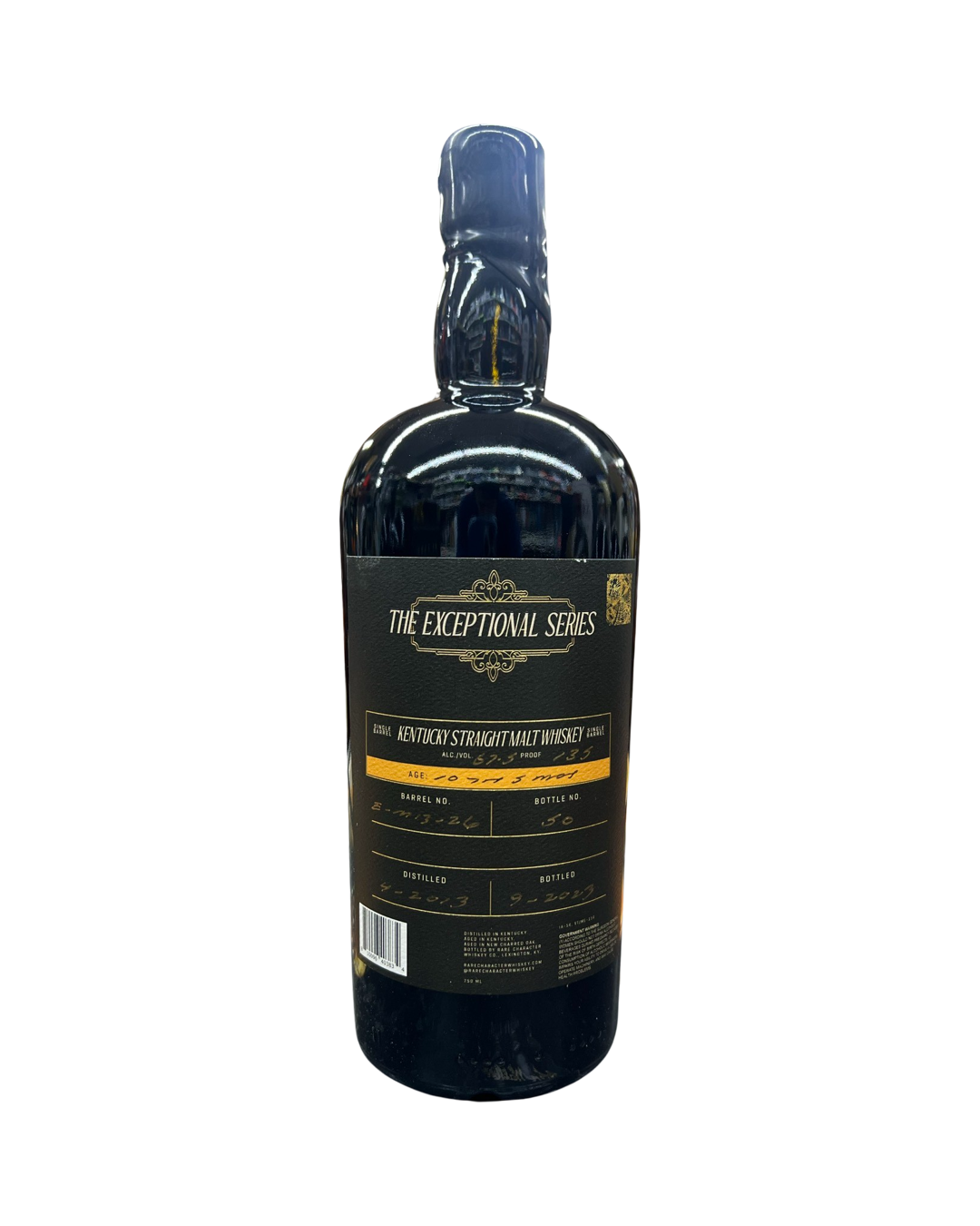 Rare Character Exceptional Series 10 Year Old Single Barrel Kentucky Straight Malt Whiskey