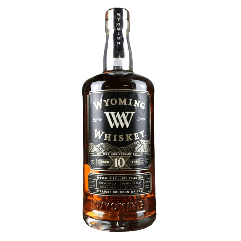 Wyoming Whiskey 10 Year Anniversary Edition Straight Bourbon Whiskey 750ml