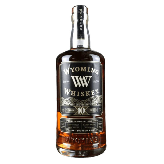 Wyoming Whiskey 10 Year Anniversary Edition Straight Bourbon Whiskey 750ml