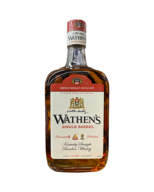 Wathen's Single Barrel Kentucky El Cerrito Liquor Store Pick Straight Bourbon Whiskey