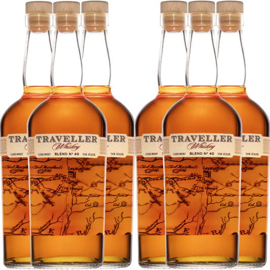 Traveller Blend No. 40 Whiskey by Chris Stapleton & Buffalo Trace 6 Pack Bundle
