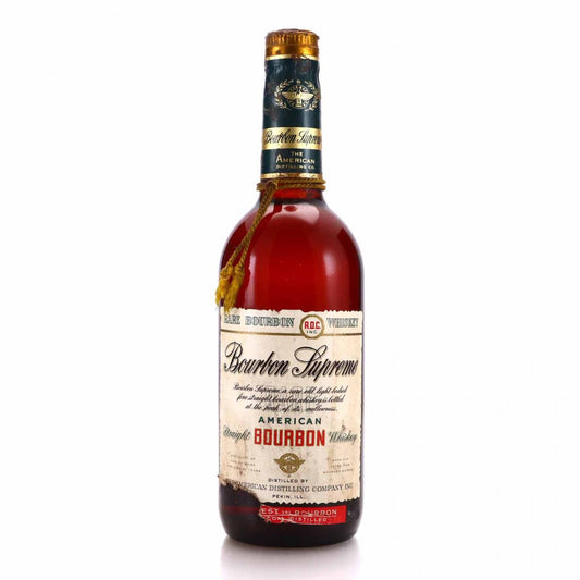 Bourbon Supreme Rare Straight Bourbon 1960s 750ml