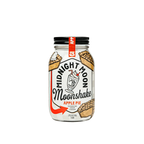 Junior Johnson Midnight Moon Moonshake Apple Pie Cream Liqueur 750ml