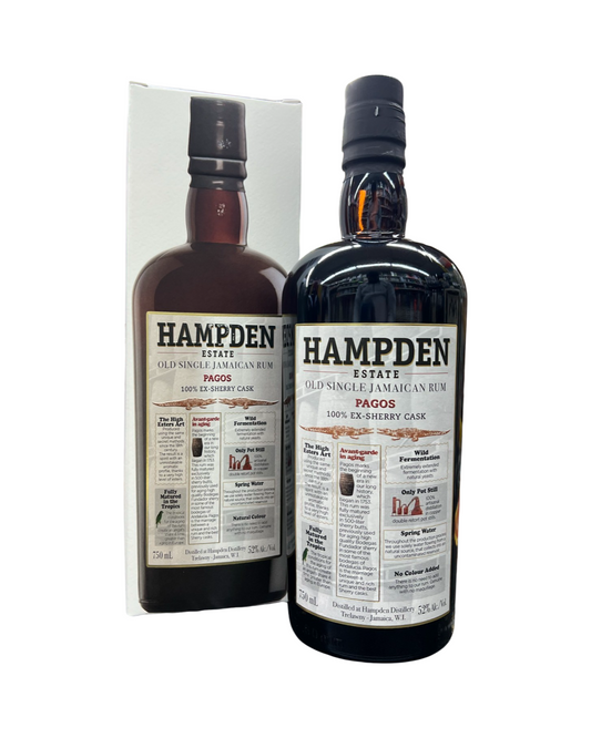 Hampden Estate Pagos Old Single Jamaican Rum 100% Ex-Sherry Cask 750ml