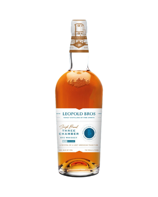 Leopold Bros.  Single Barrel Three Chamber Rye Whiskey 750Ml 2022 Release