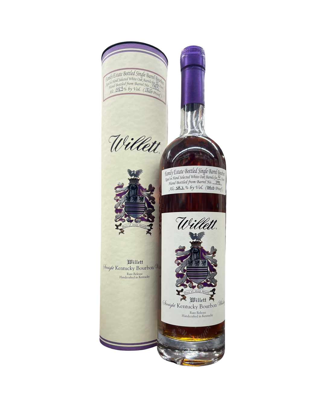 Willett Family Estate Bottled Single Barrel 12 Year Old Barrel No. 785 Kentucky Straight Bourbon Whiskey