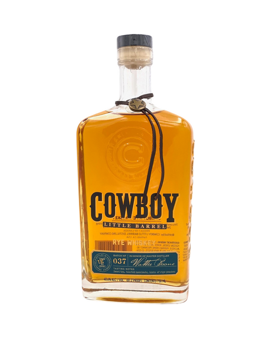 Cowboy Little Barrel Rye Whiskey 750ml