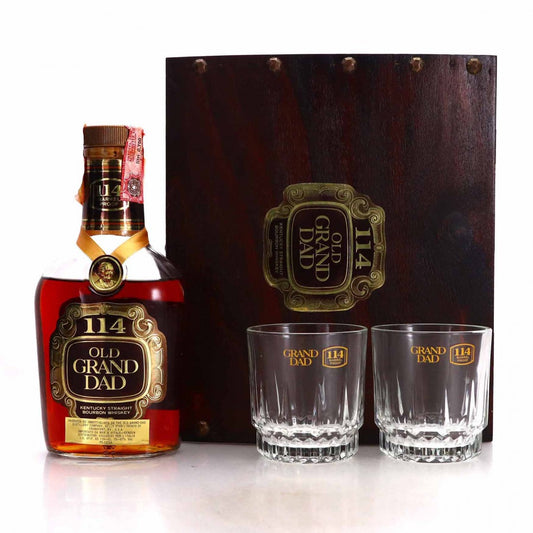 Old Grand-Dad 114 Proof Bourbon 1981 Gift Pack / Lot No.7