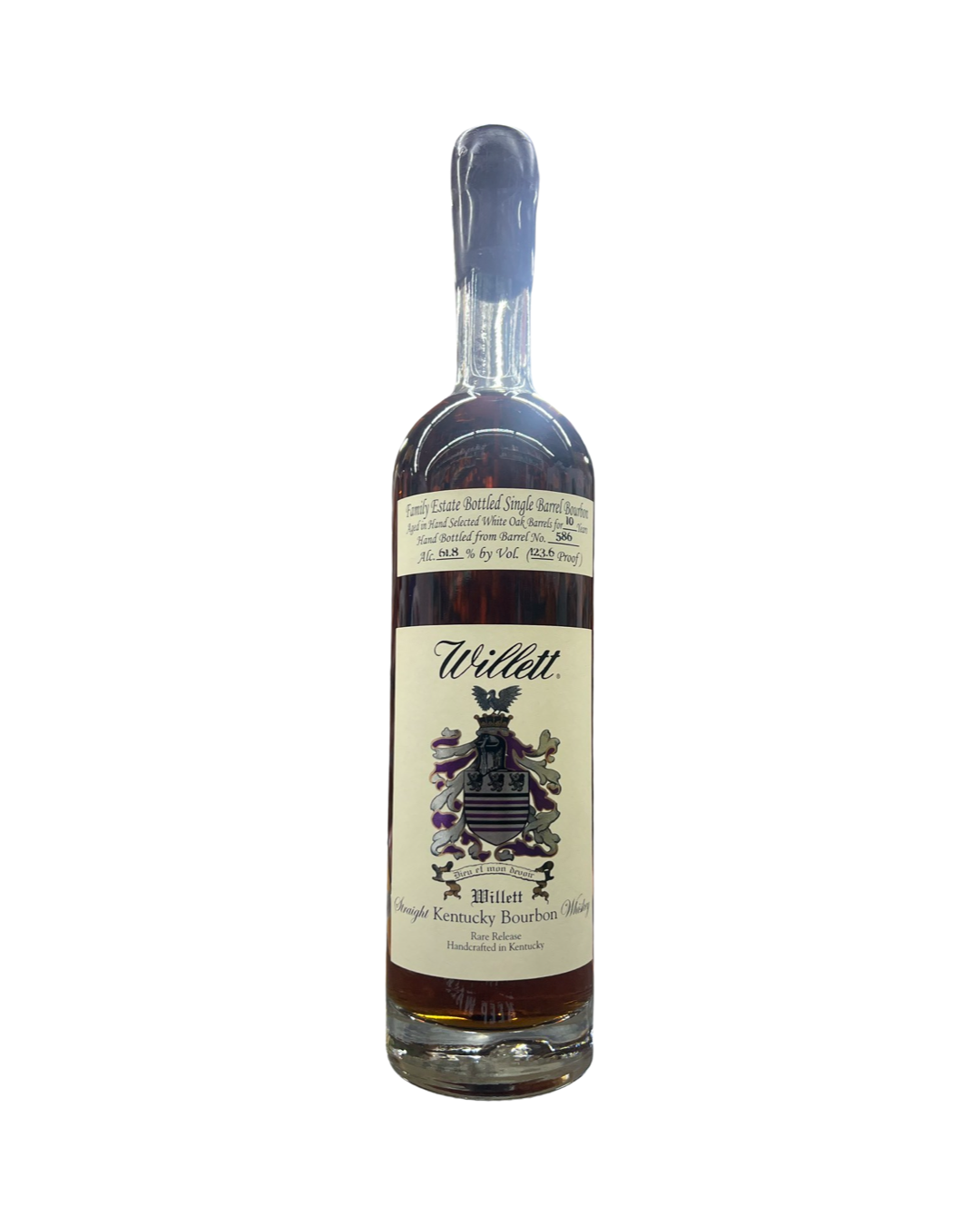 Willett Family Estate Bottled For Bonili Japan Single Barrel 10 Year Old Barrel No. 586 Wax Top Kentucky Straight Bourbon Whiskey