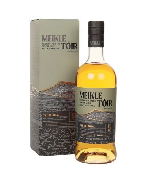 Meikle Toir The Original 5 Year Old Peated Single Malt Scotch Whisky 700ml