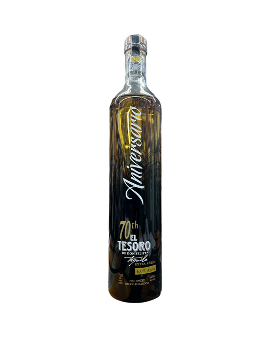 El Tesoro 70th Anniversary Extra Anejo Tequila (750ml bottle)