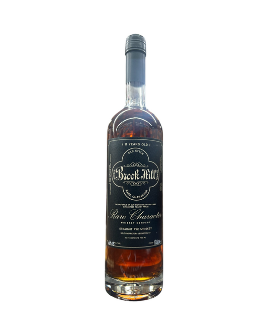Brook Hill 11 Year Straight Rye Whiskey Cask Strength by Rare Character (128.06 Proof) 750ml