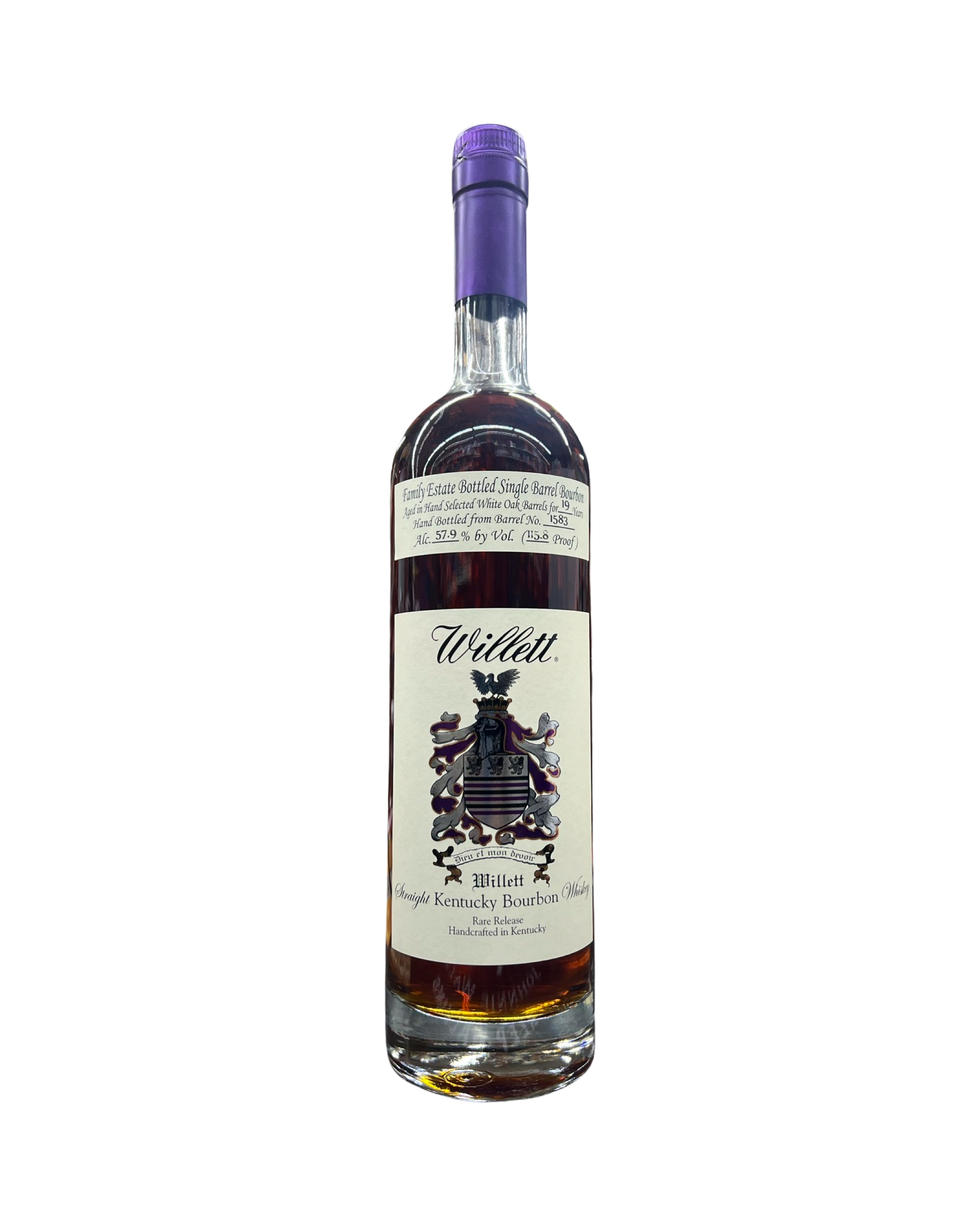 Willett Family Estate Bottled Single Barrel 19 Year Old Straight Bourbon Whiskey