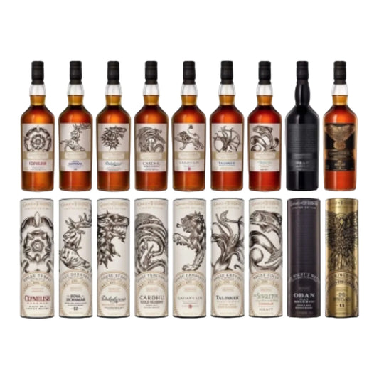 Game of Thrones Complete Collection Set Single Malt Scotch Whisky