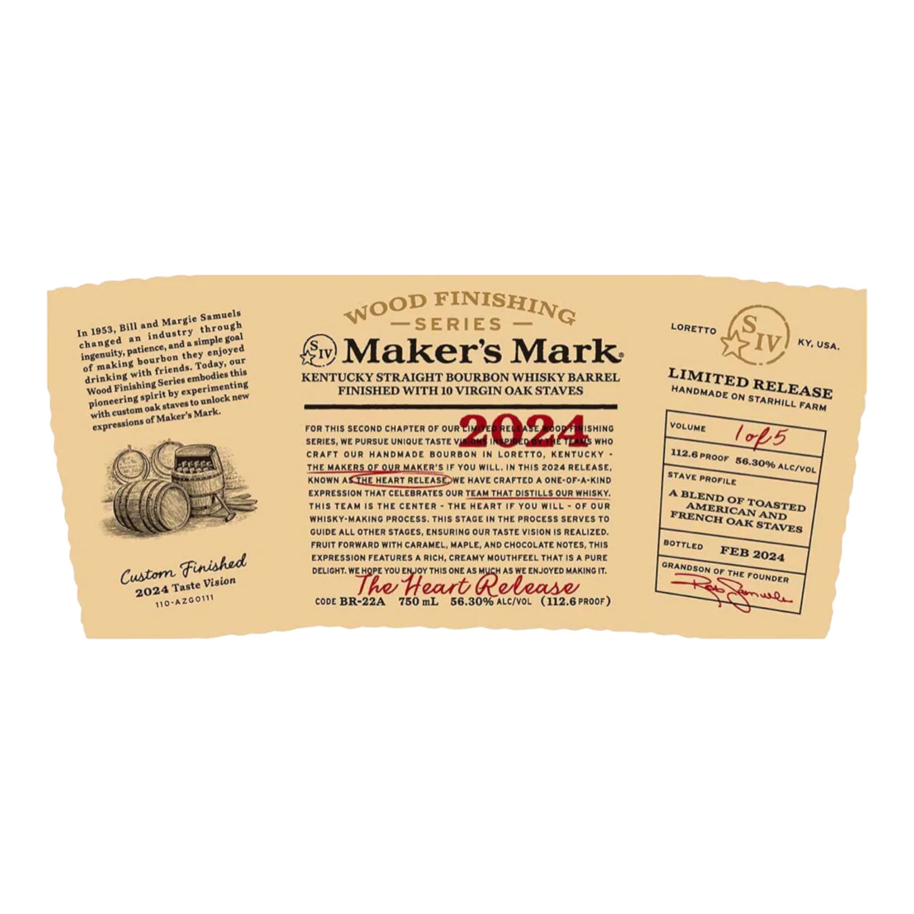 Maker’s Mark Wood Finishing Series 2024: The Heart Release (Coming Soon)