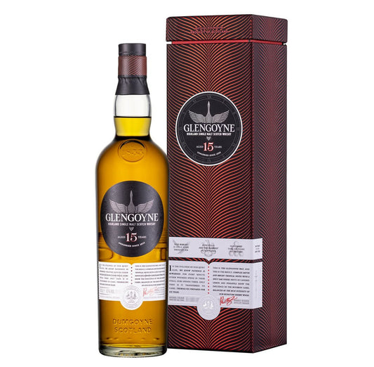 Glengoyne 15 Year Old Single Malt Scotch Whiskey