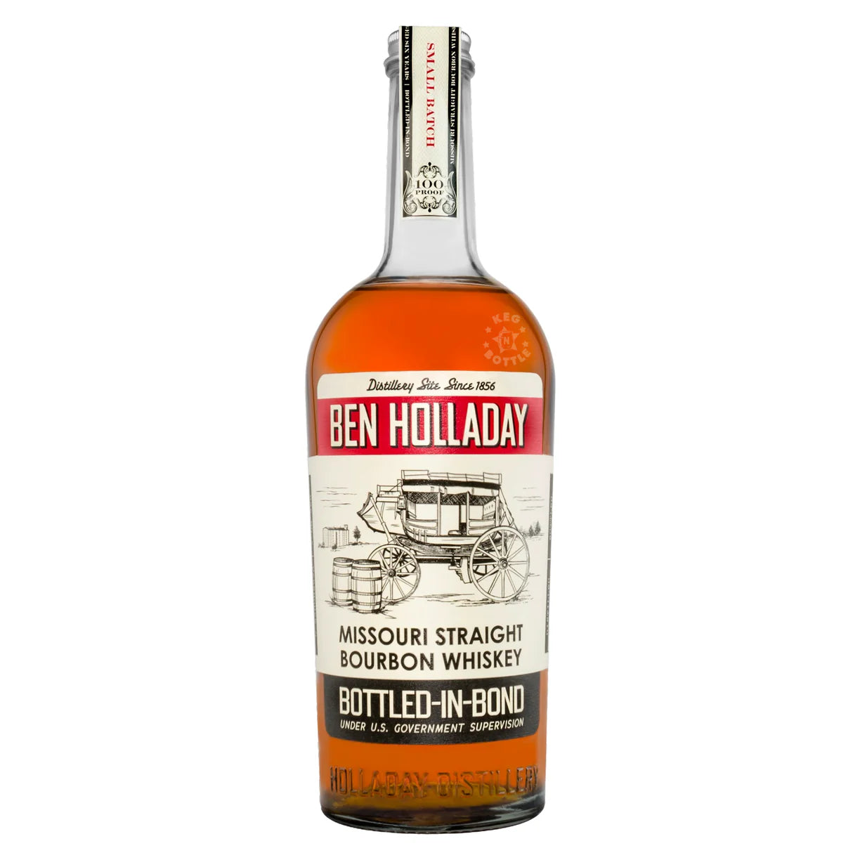 Ben Holladay Bottled in Bond Missouri Straight Bourbon Whiskey 750ml
