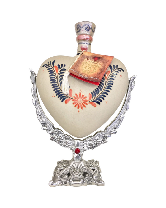 Grand Love  Ceramic Heart Swing Reserva Especial Reposado Tequila 1.75Lt