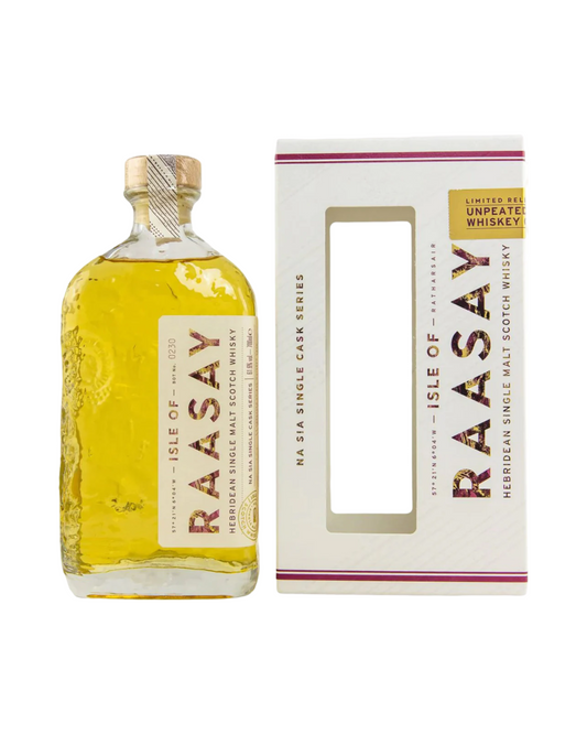 Isle Of Raasay Single Cask Series Unpeated Ex-Rye Whiskey Hebridean Cask Single Malt Scotch Whisky 700ml