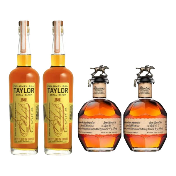 E.H. Taylor Small Batch & Blanton's Single Barrel Bundle 4-Pack