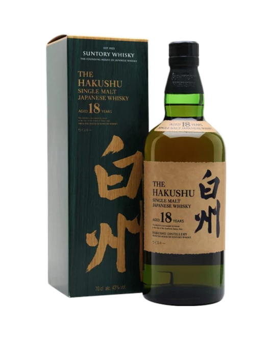 Suntory Hakushu 18 Year Old Single Malt Japanese Whisky