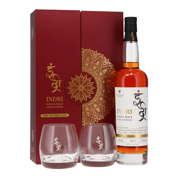 Indri Trini The Three Wood Indian Single Malt Whisky 700ml With