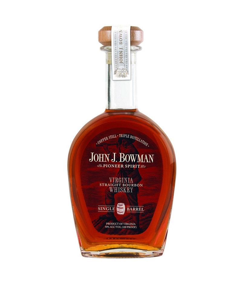 John J. Bowman Single Barrel Virginia Straight Bourbon Whiskey 750ml