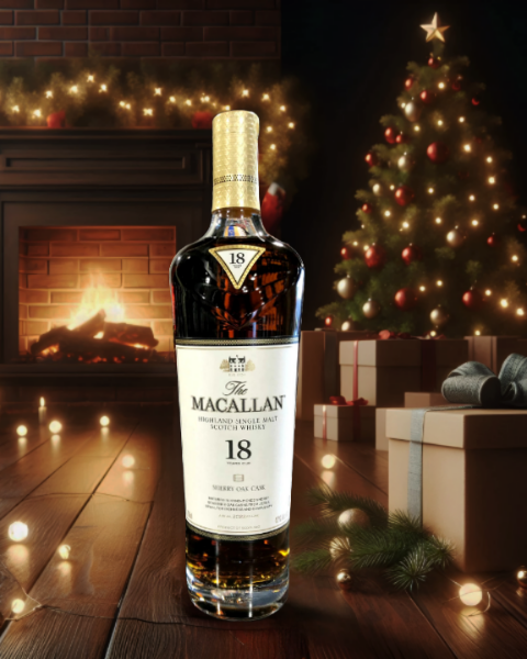 Macallan 18 Year Old Sherry Oak Single Malt Scotch Whisky