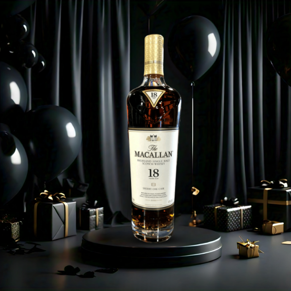 Macallan 18 Year Old Sherry Oak Single Malt Scotch Whisky 750ml