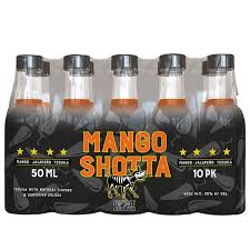 Mango Shotta Mango Jalapeno Tequila 50ml Bottles Bundle 10-Pack