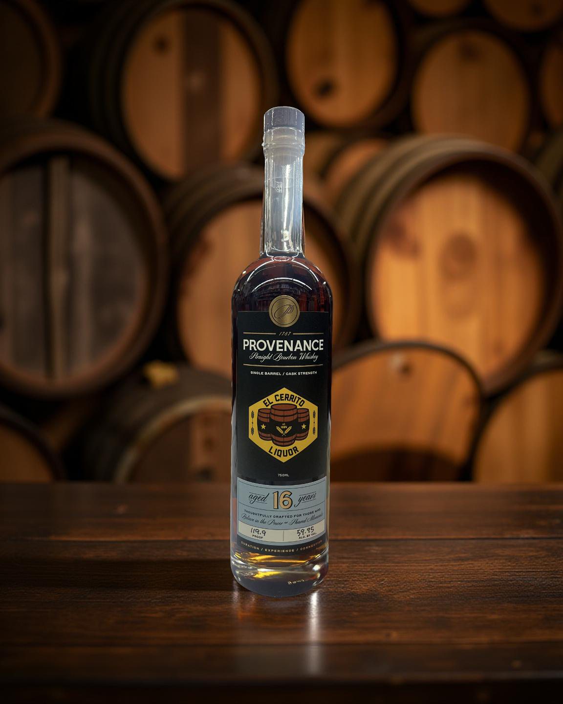 Provenance 16 Year Single Barrel El Cerrito Liquor Store Pick 119.9 Proof Kentucky Straight Bourbon Whiskey