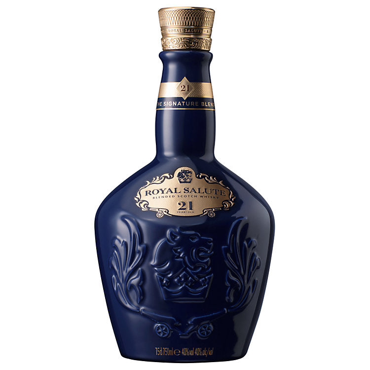 旧ボトル  SALUTE 21YEARS OLD BLENDED 青 Royal Salute 21 Year Old Blended Scotch Whisky 700ml – El Cerrito