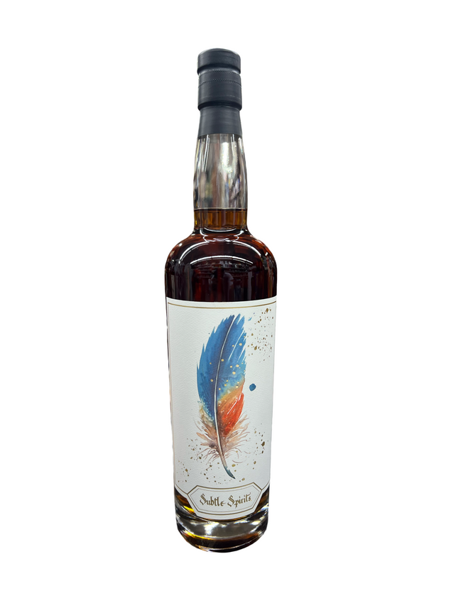 Subtle Spirits Single Barrel 16 Year 2 months Old Feathers TK-105 King Fisher El Cerrito Liquor Exclusive Straight Bourbon Whiskey