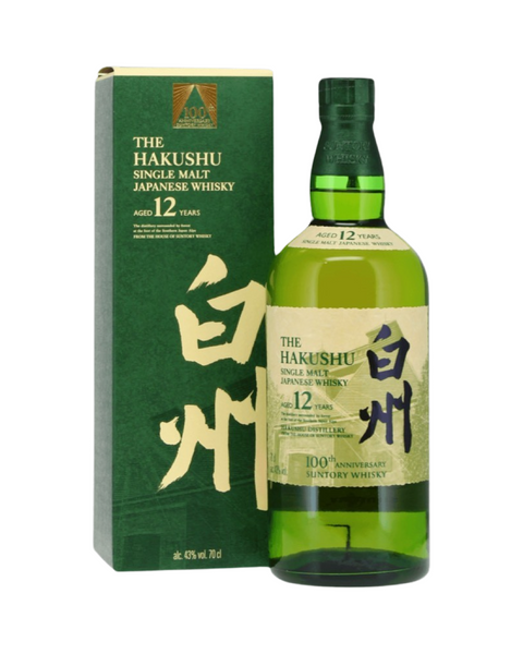 サントリー　白州　SUNTORY THE HAKUSHU 700ml Suntory Hakushu 100th Anniversary 12 Year Old Single Malt Whisky