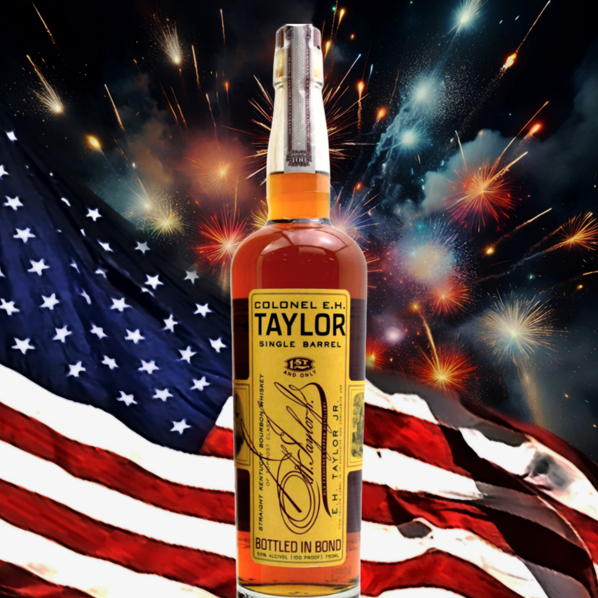Colonel E.H. Taylor Single Barrel Kentucky Straight Bourbon Whiskey 75 ...