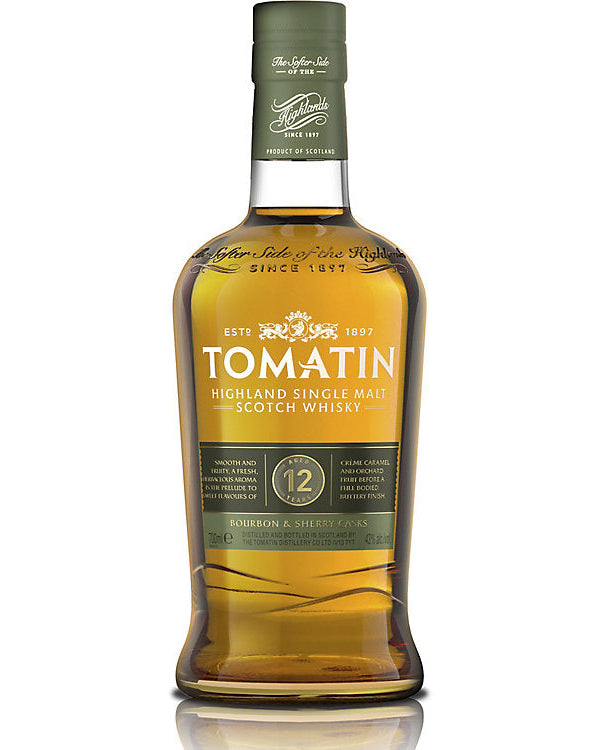 Tomatin 12 Year Old Single Malt Scotch Whisky 750ml